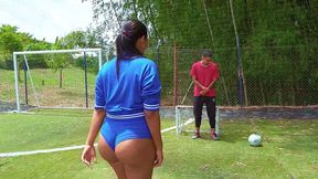 lina henao fucking outdoors on the public sports field with her soccer coach dani clark. the horny milf rides the young coach s cock like an expert cowgirl (full video)