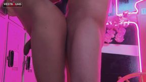 Sauna Locker Room: Harold Smith Fucks Gilbert Moon in Doggy and Standing