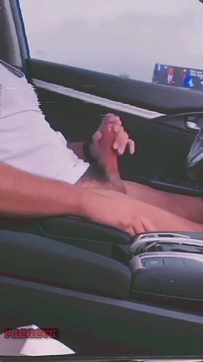He Shows off His Huge Cock on the Street