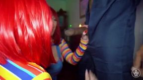 Angela White's Spooky Halloween Threesome with Karmen Karma and Alex Jones - A Night of Fun!