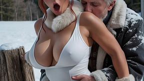 ruby dream - winter adventures in russia [ai generated] oldje gangbang, old and young, rimming, rimjob