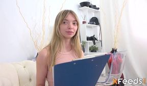 First anal at a casting