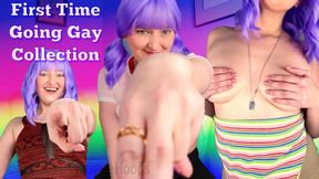 First Time Going Gay Collection - Exploring your bicurious sexual feelings towards other men! - Femdom POV, Female Domination, Make Me Bi, Bisexual Encouragement, Bi-Sexual, Gay 4 the Day, Queer Porn, Blowjob Encouragement with Mistress Mystique Hoops - M