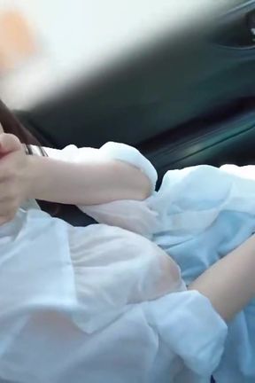 Street Soak - Can You Handle How This Huge-bust Beauty Gets Juicy in the Open? Chapter-1