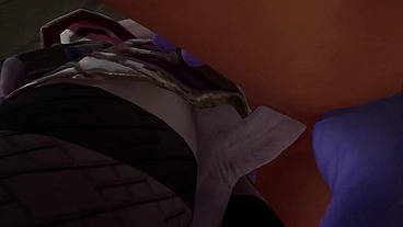 Redhead Elf has BSDM Threesome sex in a dungeon - Warcraft Parody