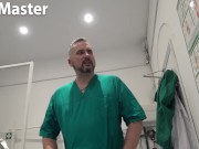 Doctor humiliates you for your small dick and fucks you with uncut cock SPH POV PREVIEW