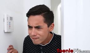 Horny Crystal Chase gets fucked after teasing her handsome roommate Oliver Faze