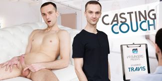 Travis on the Gay VR Porn Casting Couch