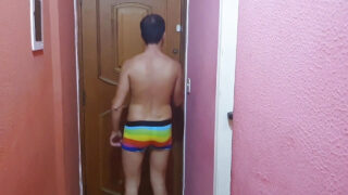 Blowjob, 69, cumshot, couple, bareback, brazilian, licking &#8211; massive dick amateur gay whores fucking in the ass