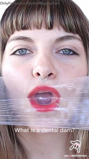 Sluttytip of the day: how to make a dental dam