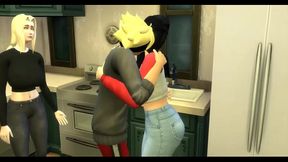 Boruto & Sarada Tempt Milfy Tsunade for a Threesome in Naruto Hentai