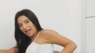 Sexy Alluring Woman Rubbing Pussy And She Cums