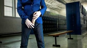 Caught Masturbating In The Public Showers At The YMCA