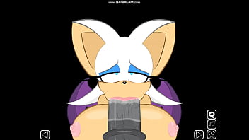 Shadow Transformed (Sonic Transformed 3) Rouge the bat blowjob scene