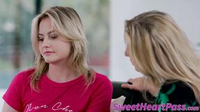 ”Young bombshell dyke seeks comfort in mature womans touch”