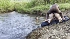 CHEATING ON MY WIFE'S BITCH IN HER FACE