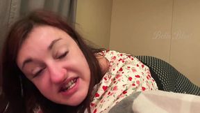 Punished slave girl submits to deep pleasuring and degrading fart play in