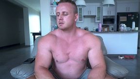 Muscle Jock Burping in your Face! Cum and Enjoy the Smell BOY!