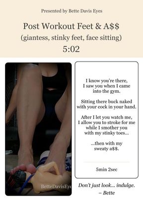 Post Workout Feet & A$$ (size play) 5:02