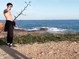 #84 PUBLIC SEX ON THE ROCKS CUCKOLD