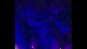 FISTING PERFORMANCE SUSPENDED ON THE LYRA!