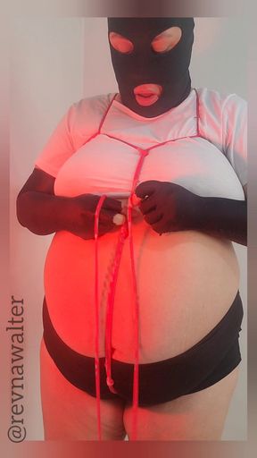 BBW - Hot Wife Tied Up And Enjoying A Lot!