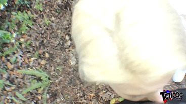 Midget sized blonde Hope Harper gets fucked rough and hard by big black cock
