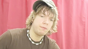 ”Interviewed  twink Chris Martinson masturbates & cums”