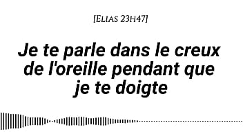 [Audio pour les femmes] Je te parle dans le creux de l&rsquo_oreille pendant que je te doigte [Ambiance nocturne][Doigtage][Bruits mouill&eacute_s][Voix d&rsquo_homme] [Tendre puis sale]