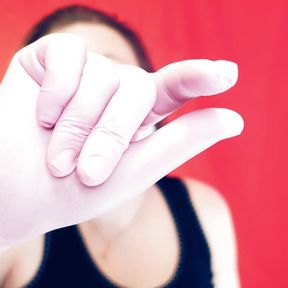 ASMR with snaps, wearing medical gloves - by Arya Grander