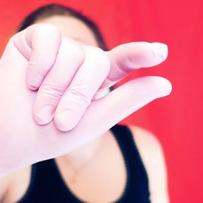 ASMR with snaps, wearing medical gloves - by Arya Grander