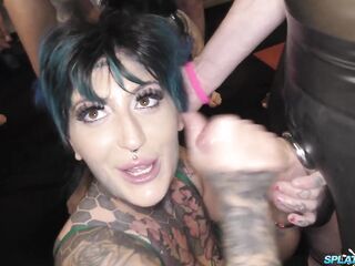 Tattooed Sweethearts Are Ready to Suck and Deepthroat Some Long Weenies