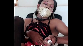 Indian sexy crossdresser Lara D'_Souza in babydoll