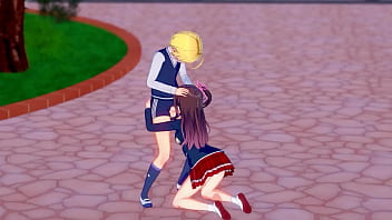 Hentai Studentessa fa sesso con il suo compagno di classe durante la ricreazione