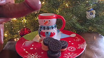 Making my Cum cookies for Santa.