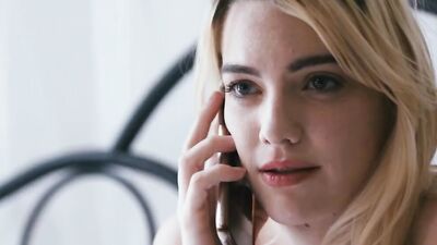 Aroused college cutie invited her lady friend over for romantic lesbian intercourse