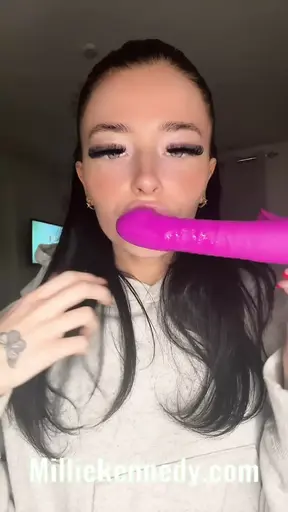 Young Millie Dildo Riding &amp; Squirting