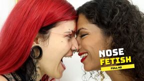 Mibby and Goddess Diaba in nose fight (FULL HD VIDEO)
