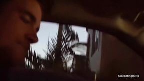 Chubby Blonde with Pierced Nipples Is Picked up From the Shop and Fucked