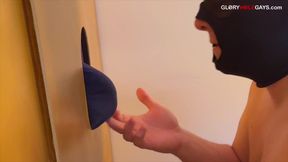 Young 25-year-old at the Gloryhole - His Ass at the Hole