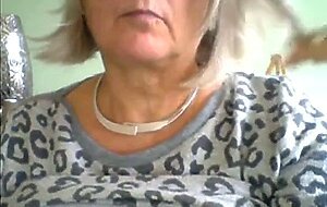 Granny's Big Tits on Webcam