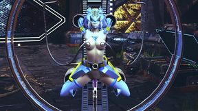 robot girl on a sex machine - 3d hentai