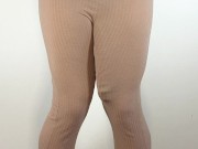 Massive cock hands free cumshot in pants