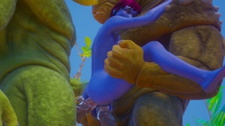 Double Furry Anal | Avatar girl | Wild life