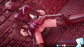 Hentai Goblins Fuck Elf Girl Stuck In A Wall Creampie 3d Porn Red Goblins Color Edit Smixix