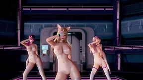 K/DA's Ahri, Akali, Kai'sa, Evelynn, & Seraphine's Naked Dance Extravaganza