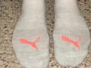 Cute Teen in sporty Socks