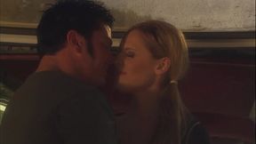 She stretches on the couch with ass raised high, then kneels and begins rubbing her...