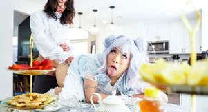 Tea Time Treat by Tiny Asian Teen Kimmy Kim