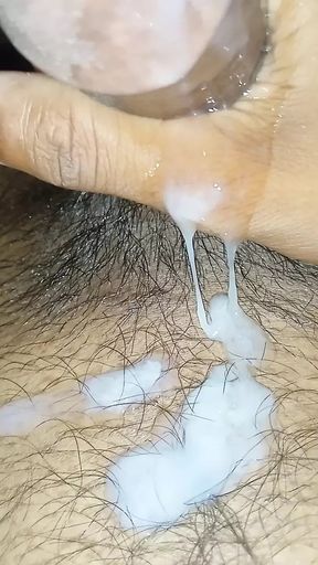 Village boy real creampie cumshot close-up